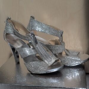 Michael Kors Sparkling Silver Women's Heels